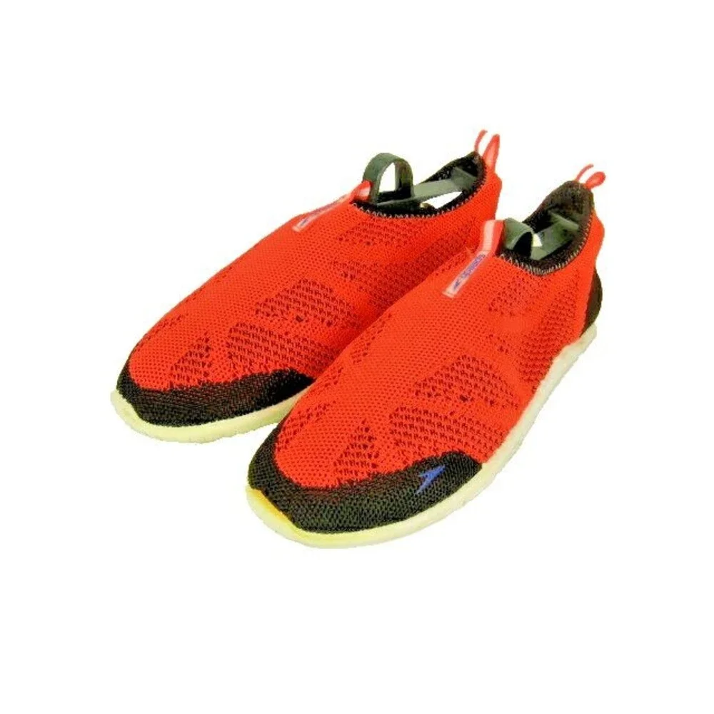 Speedo Kids Surf Knit Orange Water Shoes Trail Running  sz 4 #7749106-817